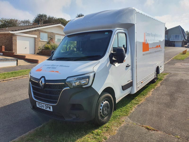 Cromer-man-or-Women-with-Van,-Van Cromer Man or Woman with Van